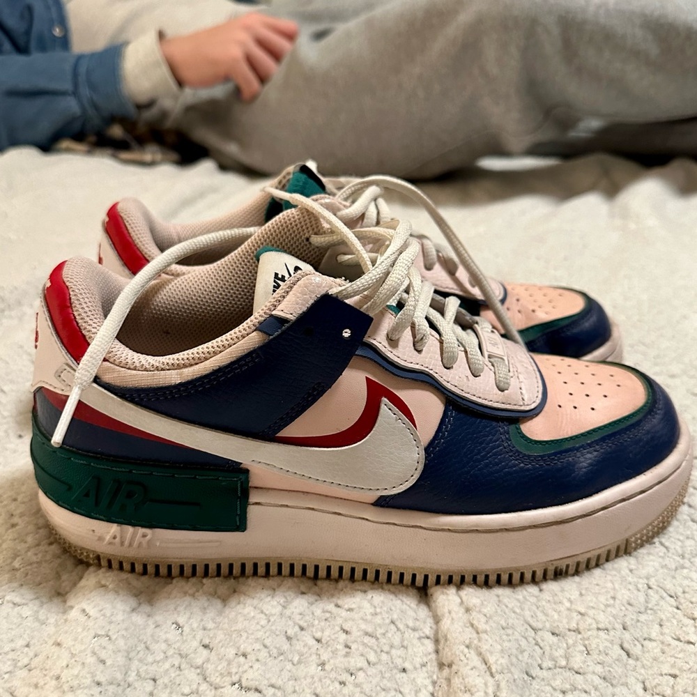 Nike AirForces AF1 Colorblock Classics size 8.5